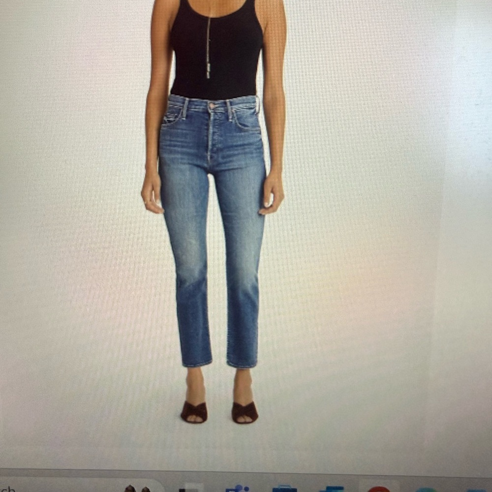 MOTHER The Tomcat Ankle, Button Fly Jeans Size 28 READ DESCRIPTION.